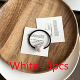 High Elastic Heart Pearl Round Shape Rubber Bands For Women Hair Band Kids Children Sweet Candy Color Hairbands Hair Accessories