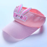 2023 New Kids Sun Hats Children Summer Visors Cute Rabbit Wings Bunny Hat Summer Hat for Kids Boys Girls Hats 3-12years Old