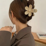 Fashion Flower Claw Clips for Women Sweet Girls Hair Claw Big Flower Hair Clamps Lady Crab Clips Hair Accessories for Women