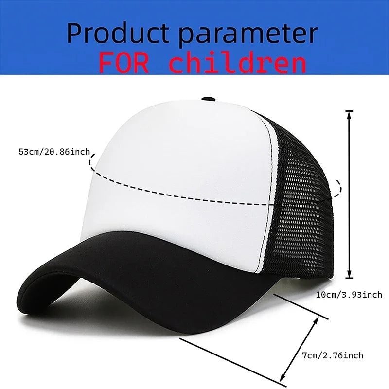 Sprunki Kids Baseball Caps Boys Casuals Hat Game Incredibox Children Sports Sun Hat Adjustable Peaked Cap Bonnet Birthday Gifts