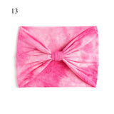 Bohemian Wide Stretch Headbands Multi-color Tie-dyed Yoga Sweatband Turban Head Wrap Bandana Women Hair Accessories Wholesale