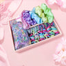 2155Pcs Girls Colorful Hair Bands Set Nylon Elastic Rubber Band Satin Scrunchies Children Ponytail Holder Kids Hair Accessories