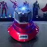 Hot Marvel 1/1 Mk5 Iron Man Autoking Helmet Remote And Voice Control Iron Man Automatic Helmet Mask With Led Light Funny Gift