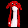 Women's Cute Beanies Hat Animal Rabbit Ears Glowing Moving Short Plush Warm Skullies Cap Autumn Winter Outdoor Travel Casual Hat