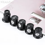 4/Set 3X 5X 10X 15X 20X Eyeglass Magnifier Eye Loupe Lens Portable Eyepiece Process Operation for Watchmaker Watch Repair Tools