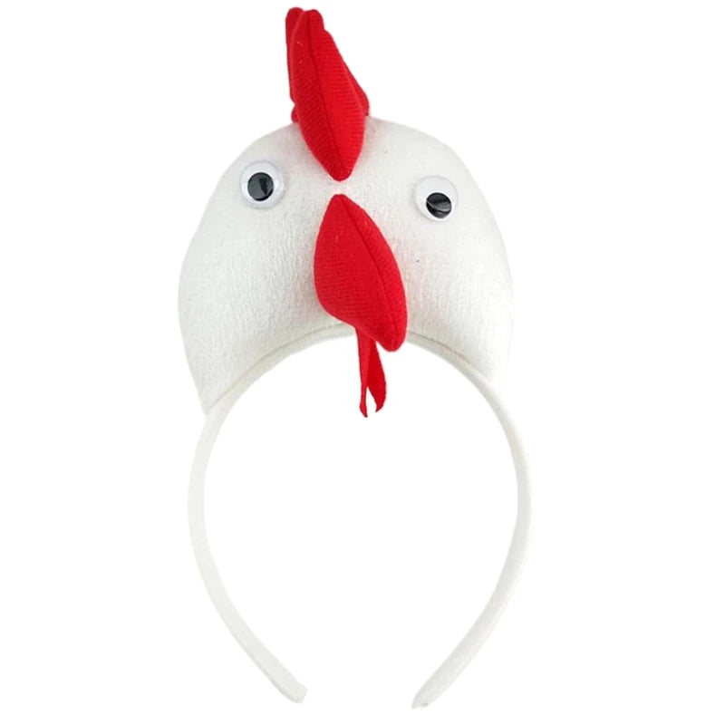 Cartoon Animal Headband Halloween Festival Performance Props Headband Little Penguin Lion Monkey Fish Headbands Hair Accessories