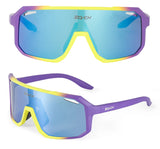 SCVCN New Riding Cycling Sunglasses Outdoor Sports Running Goggles Men's Mtb Bicycle Glasses Women Cycling Eyewear 1 Lens