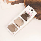 New Fashion Coffee Color Three-piece Set Frosted Geometric Hairpin Hair Clip Barrettes for Women Girl Hair Accessorie Headwear