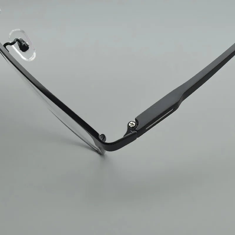 Titanium Alloy Glasses Frames Men Eyewear Optical Prescription Glasses Frame Large Face Eyeglasses square Myopia Retro spectacle