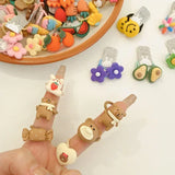 Hair Accessories Girls Bands Bandeau Cheveux Scrunchies Elastic Fille Korean Haarband Rubber Brown Children Gomas Gift Kids