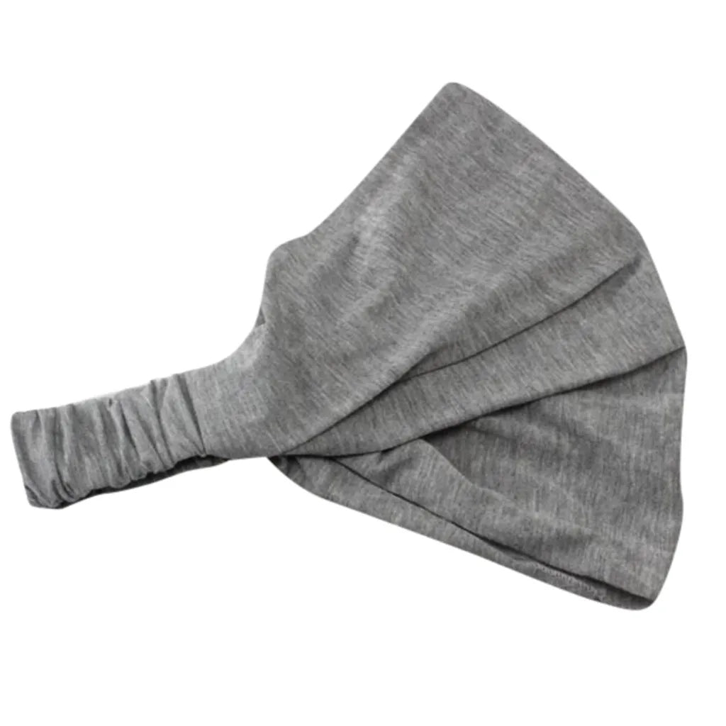 Wide Elastic Headband Hairband Pilates Yoga Fitness Running Cycling Sweatband Turban Makeup Hair Hoop Makeup Headwrap For Women