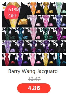 Male Gift Silk Men Tie Set Purple Violet Solid Paisley Striped Wedding Business Tie for Man Necktie Handky Cufflinks Barry.Wang