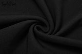 Nibber Black Mysterious Sexy Lace Stitching Mature Fishbone Beautiful Sweet Gentle Women'S Winter Long Sleeve Hip Short Dress