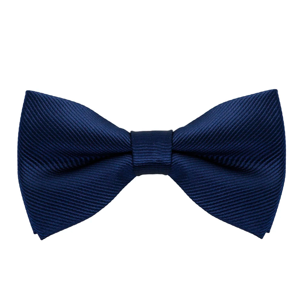 HUISHI Bow Ties For Men Solid Stripe Black Pearl White Bowtie Elegant Mans Bussiness Wedding Party Accessories Butterfly Bow