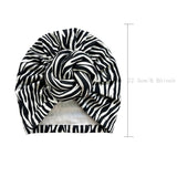 New Pre-Made Knotted Head Wrap Fashion Head Cap For Women Luxury Party Headdress Women 3D Flower Cross Turban Hat
