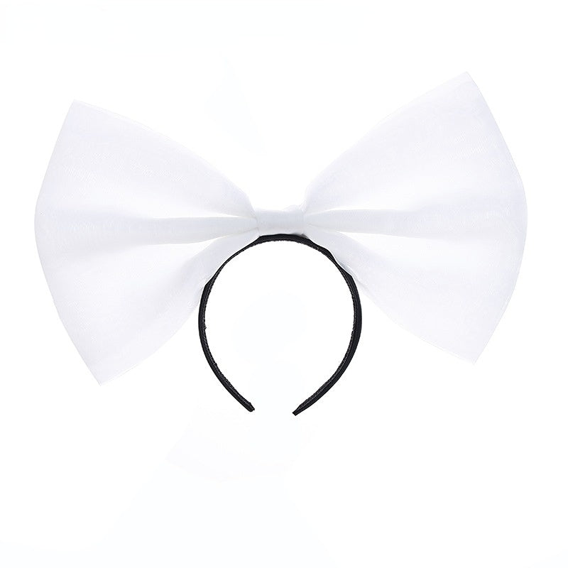 Bow Headband Bowknot Hair Bands Women Party Decoration Cosplay Costume Headwear Headpiece Birthday  Accessories Halloween