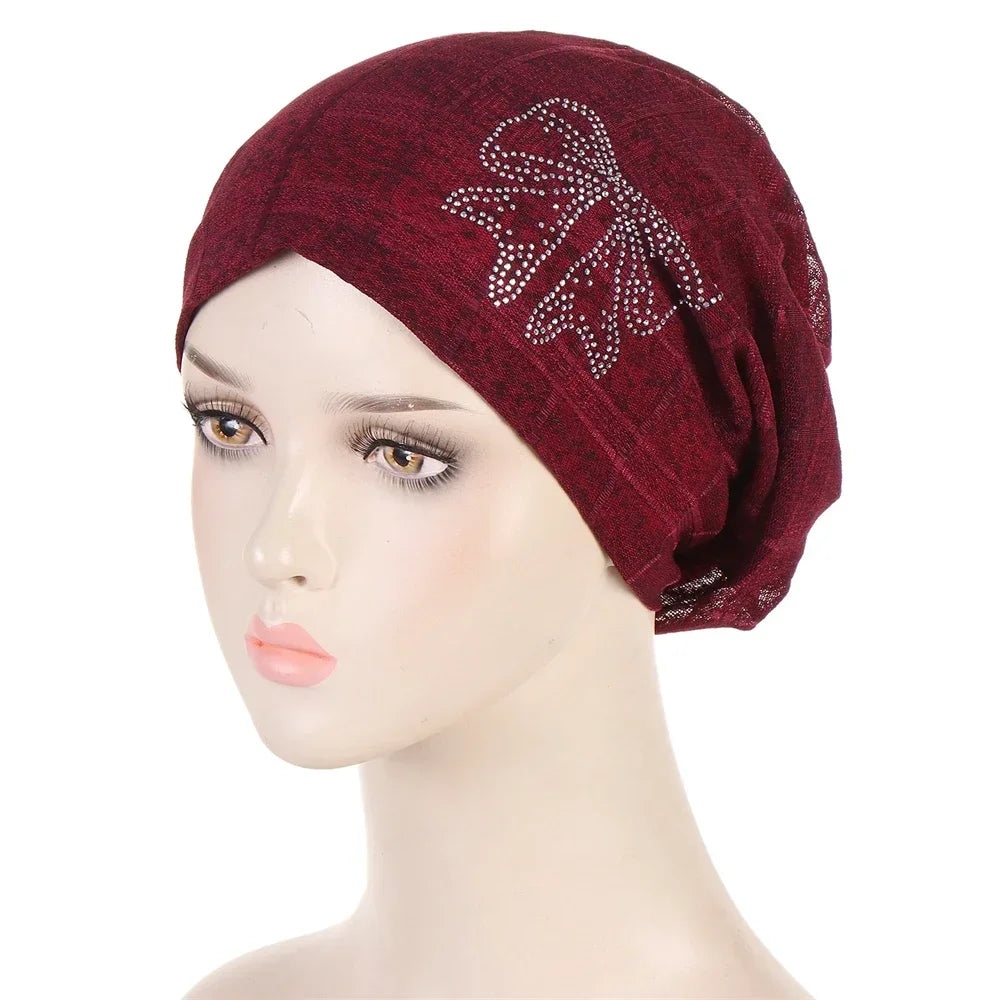 Women Men Sleeping Hat Baggy Beanie Satin Lined Night Unisex Sleep Cap Hair Care Bonnet Hair Loss Nightcap Pullover Hat Headwear