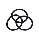 100Pcs Black Elastics Small Hair Ties Elastics Small Hair Rubber Bands Accessories Ponytail Holders for Women Girls Baby Toddle