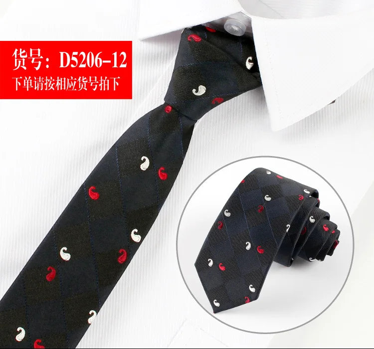 Men ties necktie Men's vestidos business wedding tie Male Dress legame gift gravata England Stripes JACQUARD WOVEN 6cm