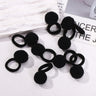 20pcs Kids Elastic Hair Bands Girls Plush Ball Rubber Band For Children Sweets Scrunchie Hair Ties Clip Baby Hair Accessories