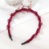 Toothed Non-slip Headbands Women Black Red Hair Hoops Bezel Headwear Ladies Korean Fashion Hair Accessories Hair Bands