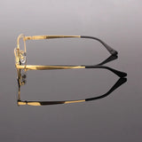 BETSION New Retro Square Pure Titanium Upscale Men Optical Glasses Frames Women Fashion Prescription Eyeglasses