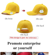 Kids casual custom baseball cap Boy girls parent-child sports hat Hip hop snapback hat with DIY logo design Gorros