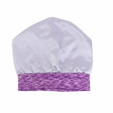 Women Men Sleeping Hat Baggy Beanie Satin Lined Night Unisex Sleep Cap Hair Care Bonnet Hair Loss Nightcap Pullover Hat Headwear