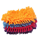 Car Wash Microfiber Chenille Gloves Thick Coral Fleece 5 Colors Random DIY Carwash Household Car Washing Cleaning Anti Scratch