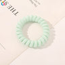 High Elasticity Telephone Coil Hairbands Women Spiral Hair Ties Girls Hair Rings Rope Solid Color Hair Accessories Gum Scrunchy