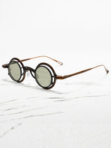 High quality pure titanium small glasses retro frame for men and women suction clip optical glasses frame for prescription glass