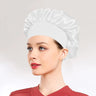 Newly Satin Night Hair Cap Women's Solid Sleeping Hat Sleep Care Bonnet Nightcap For Women Unisex Cap