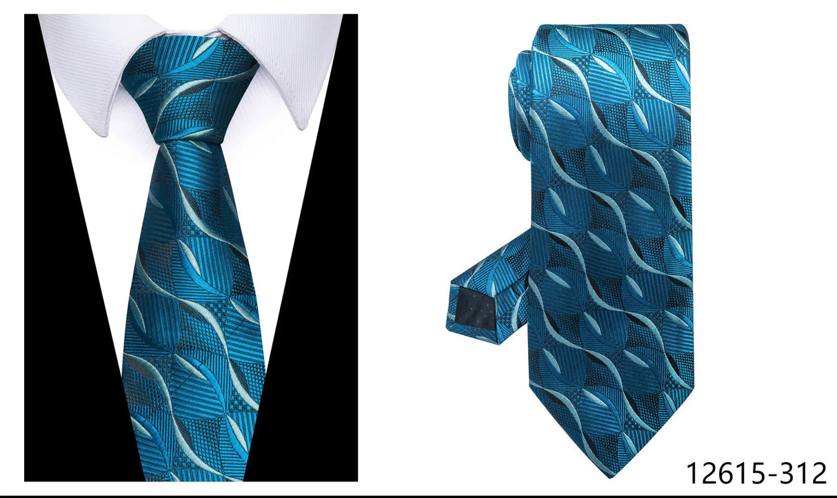 100% Silk Brand Purple Tie Men Necktie High Quality Mix Colors Silk 7.5 cm Gravatas Accessories Wedding April Fool's Day