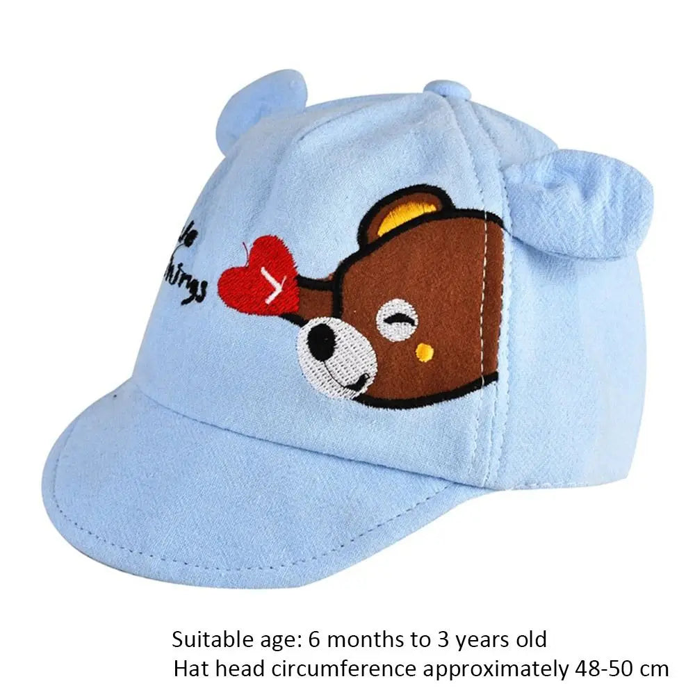 Spring Summer Cartoon Baby Baseball Cap Kids Boys Girls Sun Hat Outdoor Toddlder Children Adjustable Cap Peaked Caps