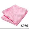 Pocket Square Handkerchief Nice Handmade Woven 100% Silk Hanky Pocket Square Printed  hombre Pink Office Clothing accessories