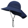 Spring Summer Baby Hat Beach Sun Protection Neck Kids Bucket Hats for Girls Boys Adjustable Children Cap Baby Accessories 6M-6Y