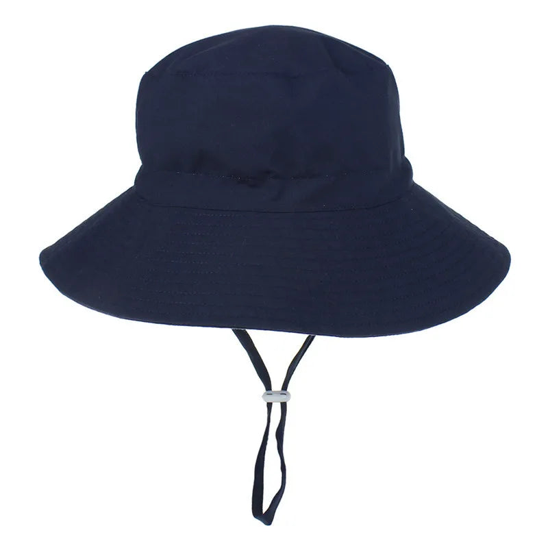 Summer Baby Sun Hat Baby Sun Hat for Girls and Boys Outdoor Anti UV Kids Beach Caps Bucket Cap