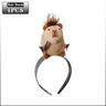 5PCS Headband Cartoon Mouse Hairband New Cartoon Plush Doll Headband French Wide-brim Hairpin Photo Headwear Creative Girl Gift