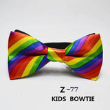 53 Color Children's Bow Tie Fashion Jacquard Baby Neckties Tie Baby Kid Kids Classical Pet Striped Butterfly Elastic Cord BowTie