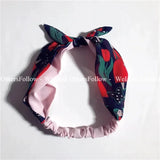 Clearance Fresh Colorful Turban Headbands Women Spring Summer Chiffon Headband Head Wrap Wide Lattice Hairband Hair Accessories