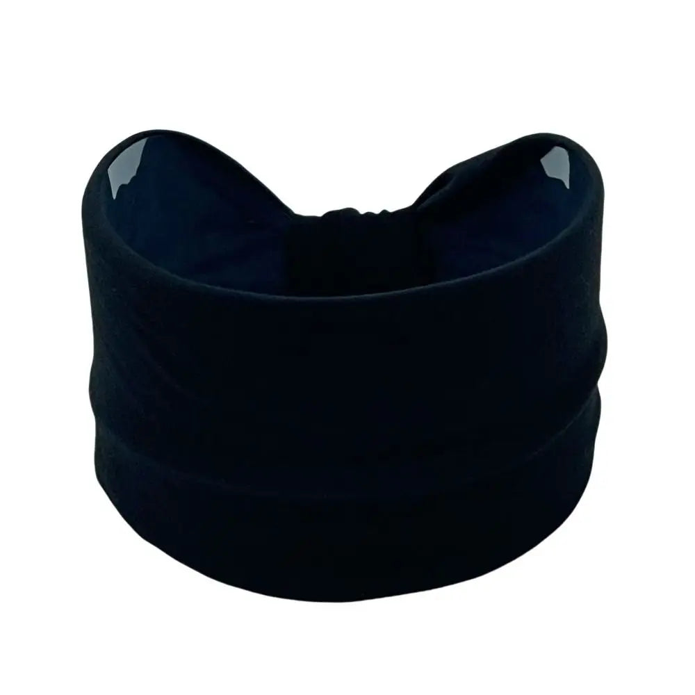 Fashion Solid Color Wide Hair Band Elastic Knotted Yoga Hairband Sports Headband Women