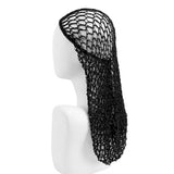 Fashion Women Crochet Hair Snood With Elastic Edge Long Hair Net Mesh Sleeping Nightcap Turban Headwear Hair Net