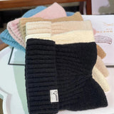 Cute Cat Ears Beanies For Women Autumn And Winter Warm Ear Protection Sweet Versatile Pullover Knitted Hats