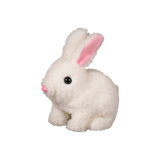 Long-haired bunny electric plush toy soft plush simulation shape small animal doll battery interactive children's favorite gift