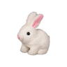 Long-haired bunny electric plush toy soft plush simulation shape small animal doll battery interactive children's favorite gift