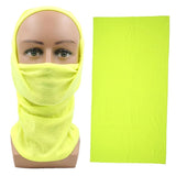 Outdoor Magic Bandana Solid Neon Color Cycling Hiking Scarves Headband Polyester Fashion Neck Cover Fishing Windproof Face Mask