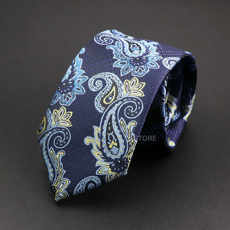 New Design Wedding Men Tie Grey Brown Green Paisley Flower Neckties Men Business Dropshipping Groom Collar Accessories Gift