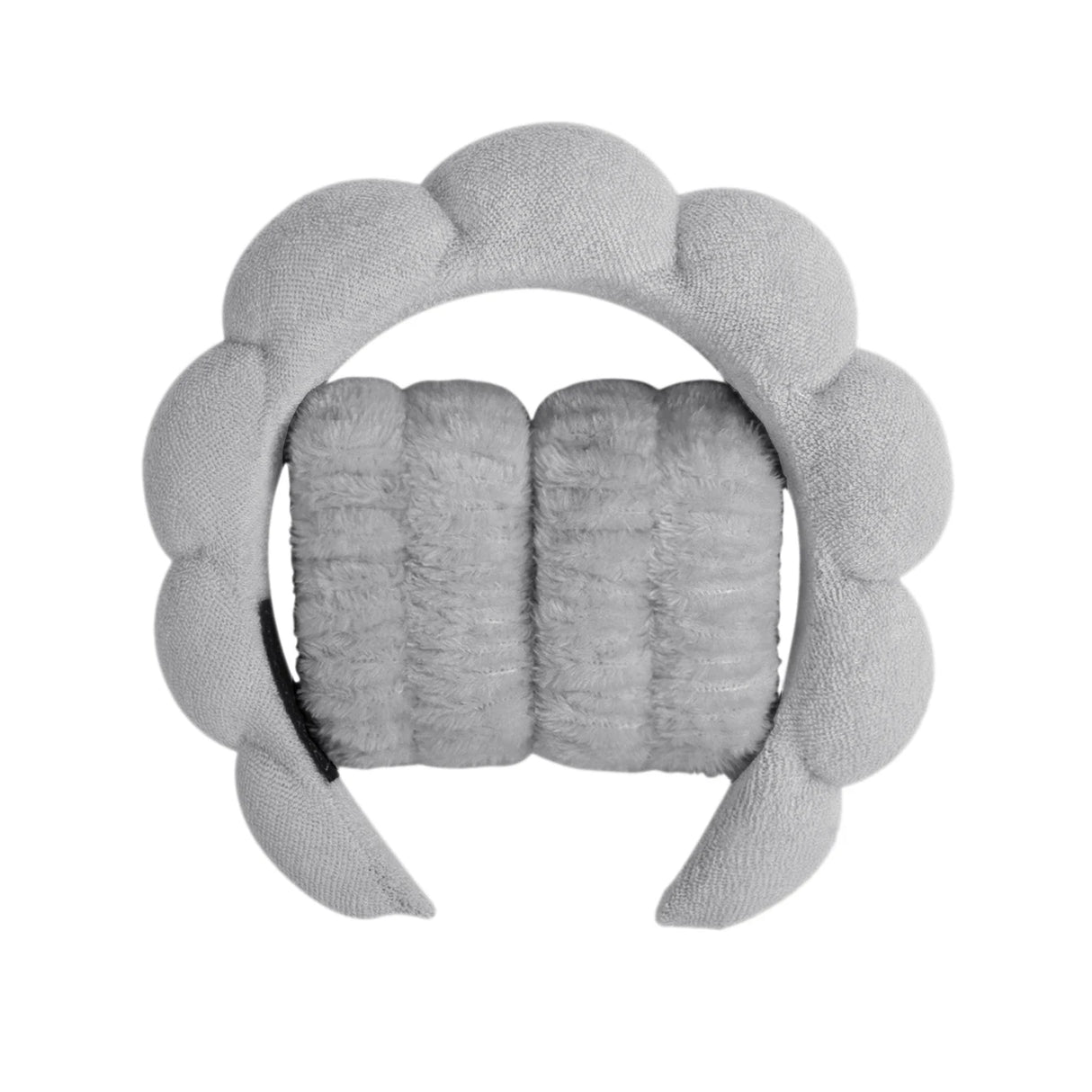 3 件套时尚 Microfiber Washing Wristbands Scrunchies Puffy Headband Spa Bubble Headband for Washing Face Makeup Shower Skincare