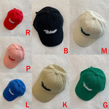 Embroidered Letter Vintage Kids Baseball Cap Toddler Sun Hats For Boy Girl Spring Summer Snapback Baby Hat