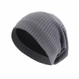 Women Men Sleeping Hat Baggy Beanie Satin Lined Night Unisex Sleep Cap Hair Care Bonnet Hair Loss Nightcap Pullover Hat Headwear